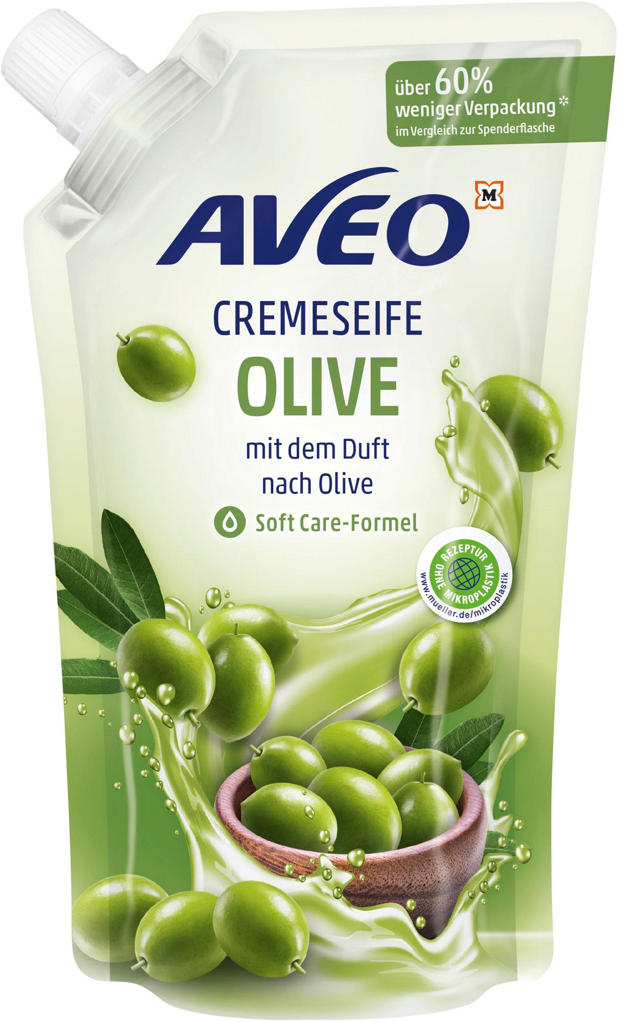 AVEO Cremeseife Flüssig Olive Nachfüllung