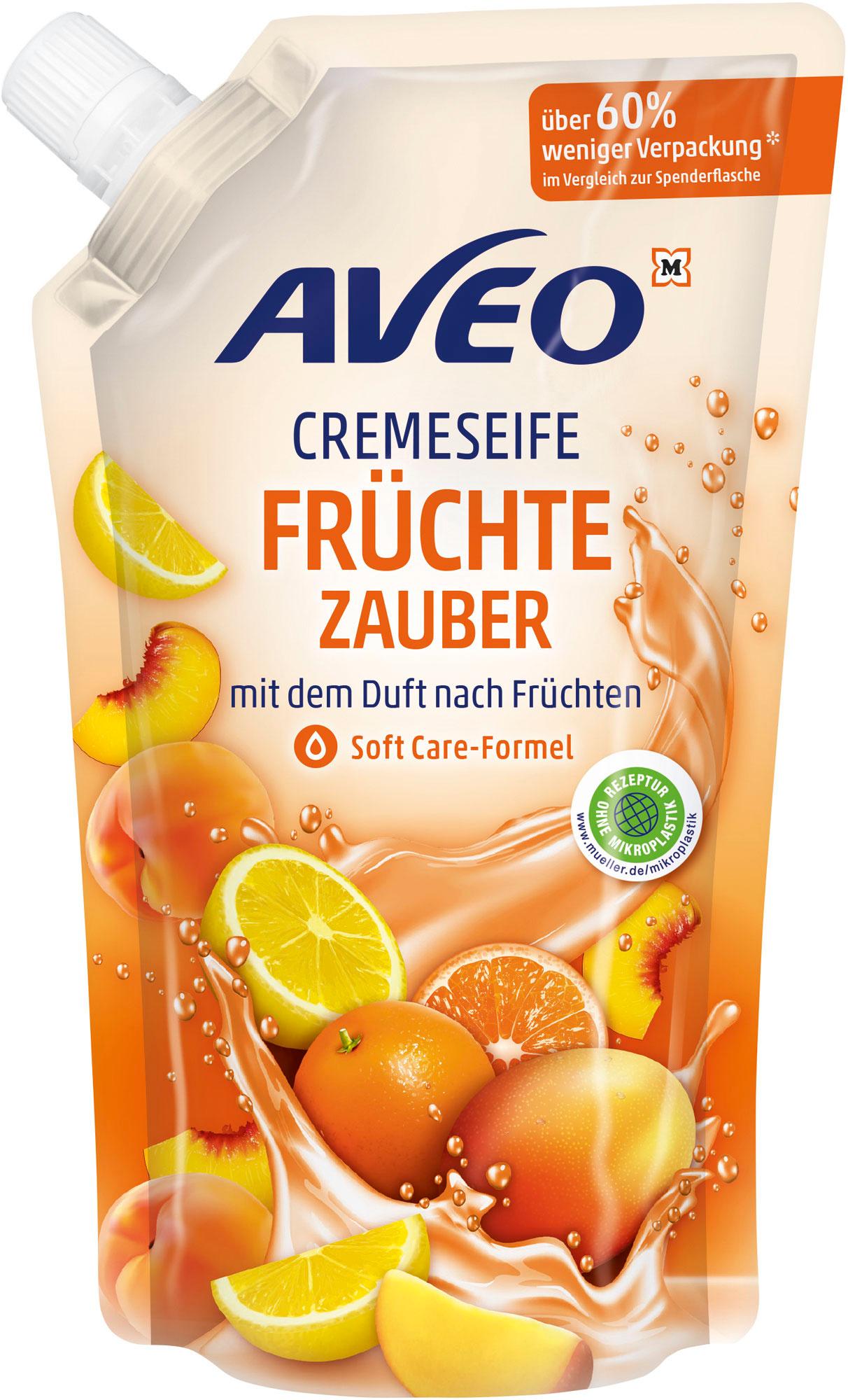 AVEO Cremeseife Flüssig Nachfüllbeutel Früchtezauber