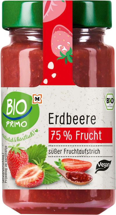 BIO PRIMO Bio Fruchtaufstrich Erdbeere