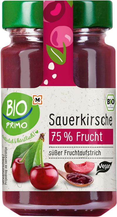 BIO PRIMO Bio Fruchtaufstrich Sauerkirsche