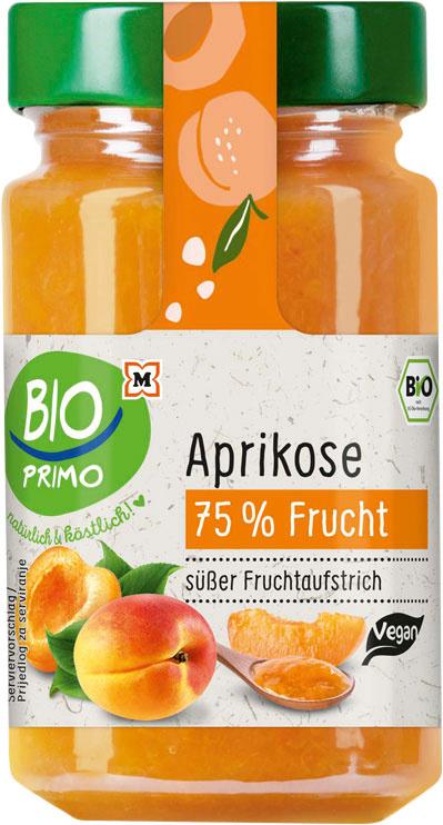 BIO PRIMO Bio Fruchtaufstrich Aprikose