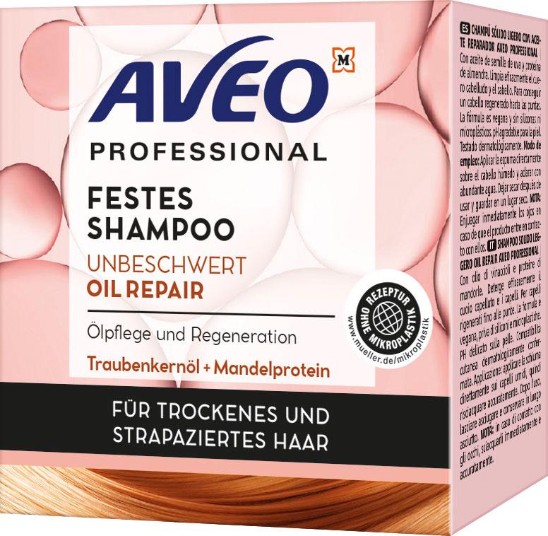 AVEO Professional Festes Shampoo Unbeschwert Oil Repair