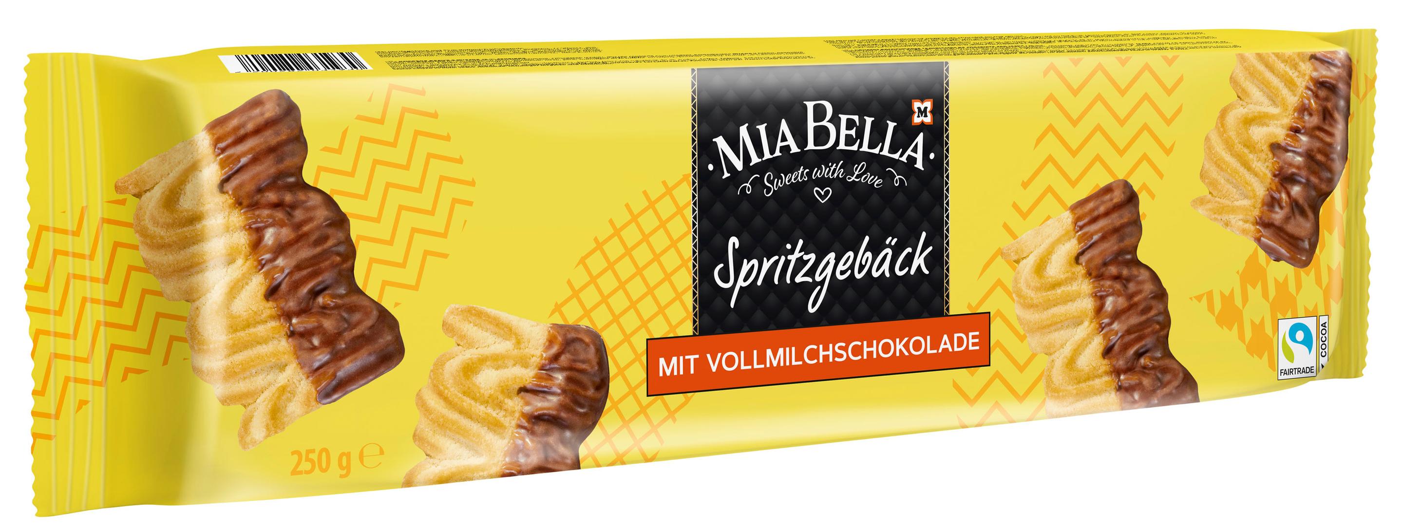 MIA BELLA Spritzgebäck mit Vollmilchschokolade