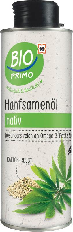 BIO PRIMO Öl Hanfsamen Nativ&Kaltgepresst