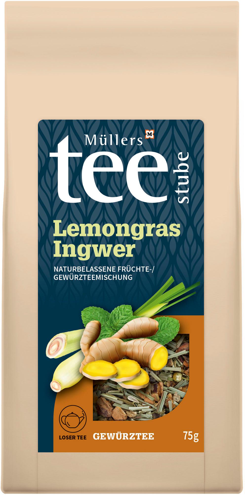 Müllers Teestube Kräutertee Lemongras&Ingwer
