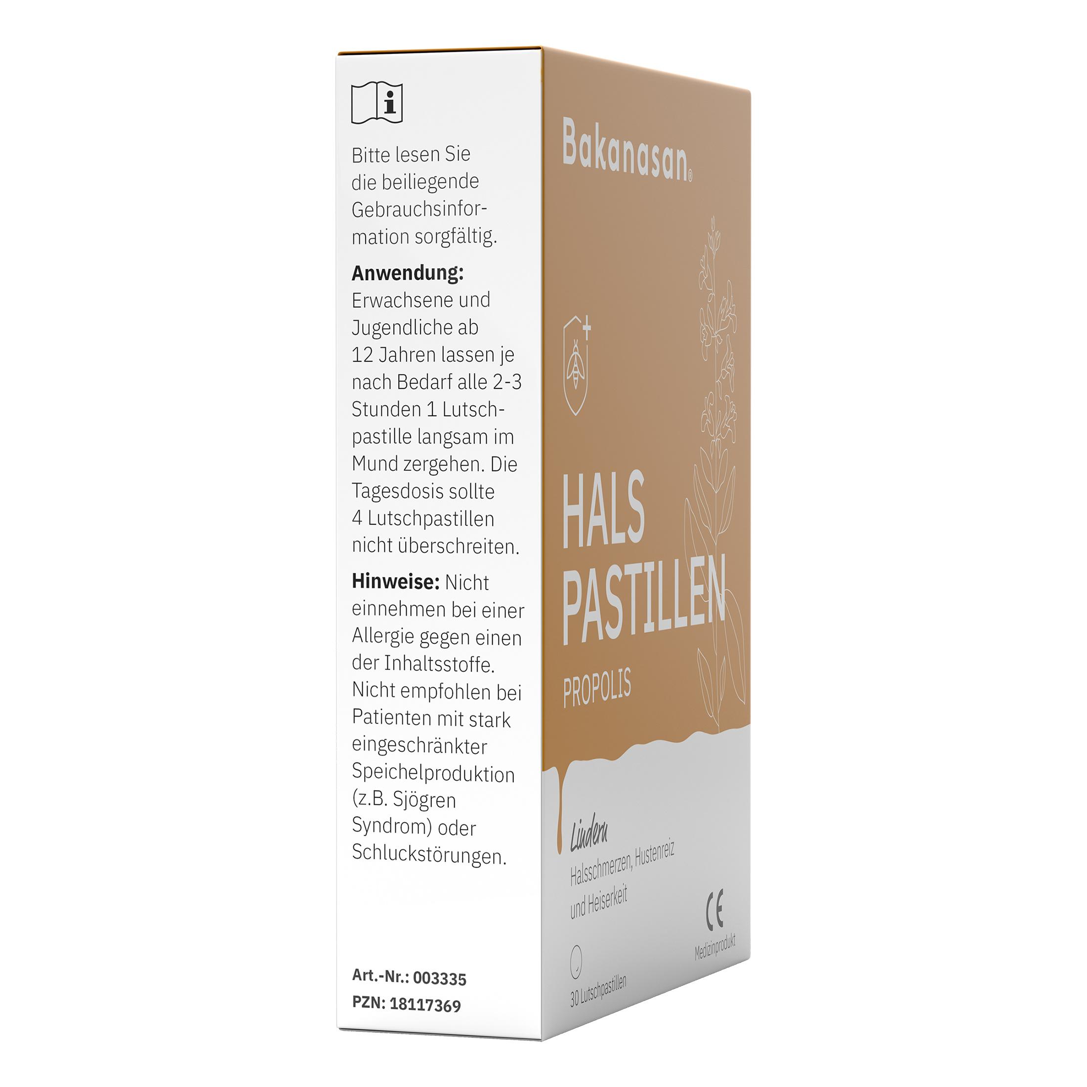 Produktbild BAKANASAN Halspastillen Propolis 2 von 5