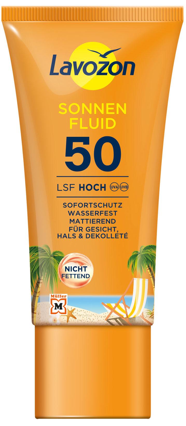 LAVOZON Sonnenschutz Face Fluid LSF 50