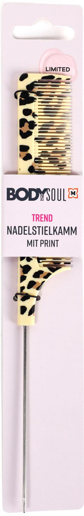 BODY&SOUL Nadelstielkamm Leopard