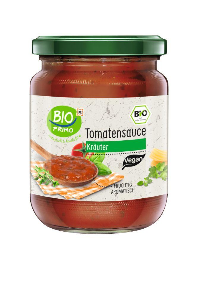 BIO PRIMO Bio vegane Tomatensauce Kräuter