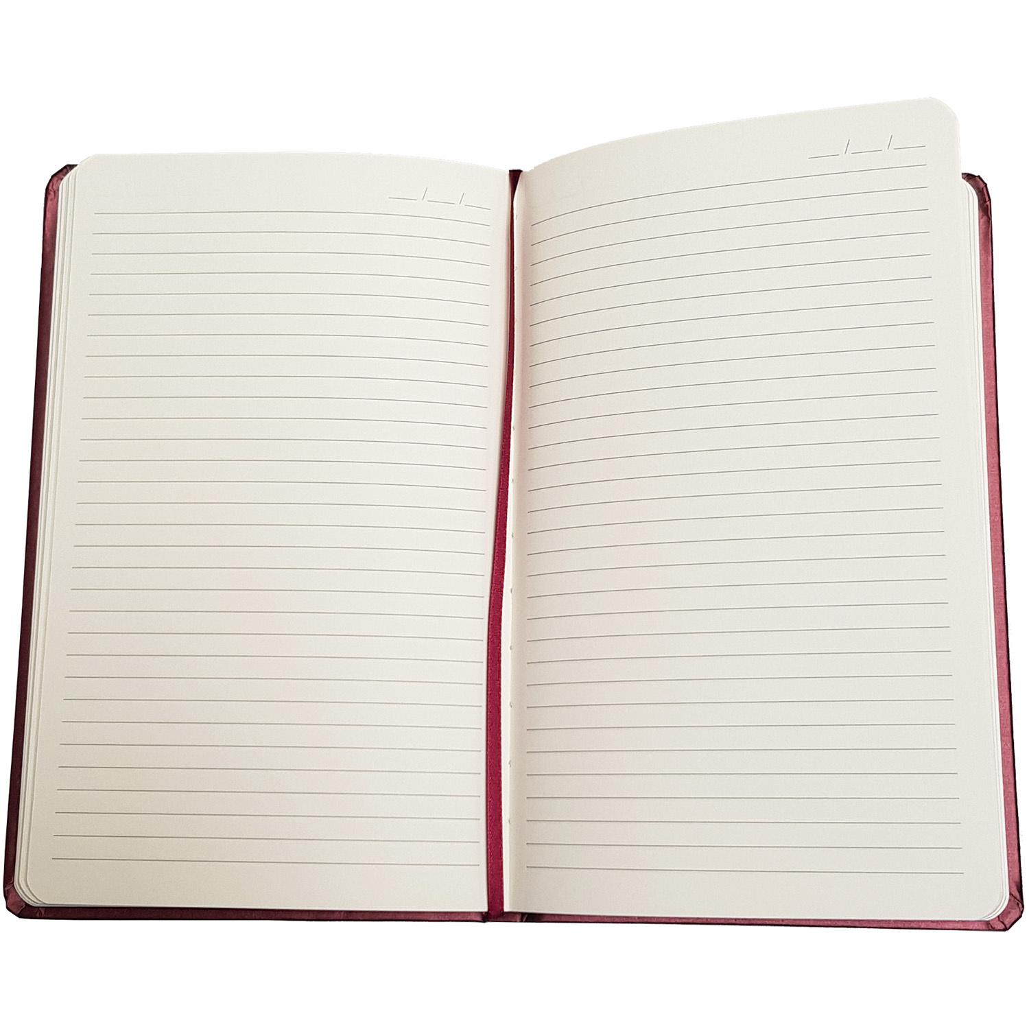 Produktbild PAPERZONE Notizbuch Metallic liniert 13x21cm blau 2 von 2