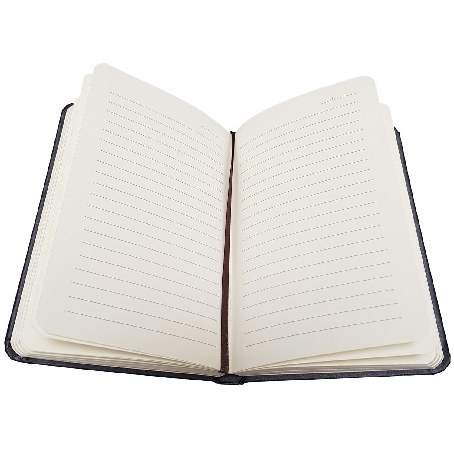 Produktbild PAPERZONE Notizbuch Metallic liniert 9x14cm rot 2 von 2