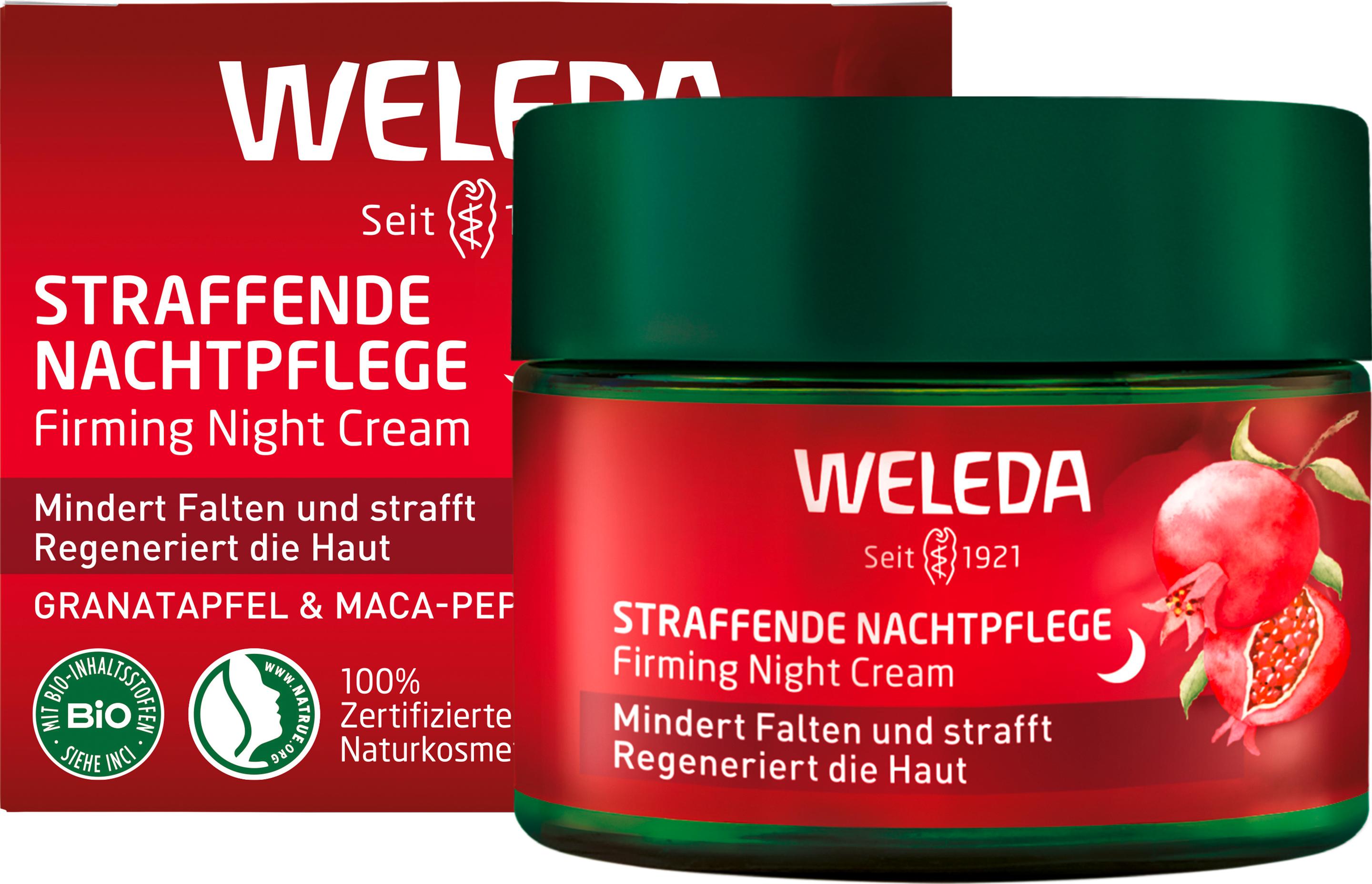 Produktbild Weleda GRANATAPFEL Straffende Nachtpflege Granatapfel&Maca-Peptide 2 von 7