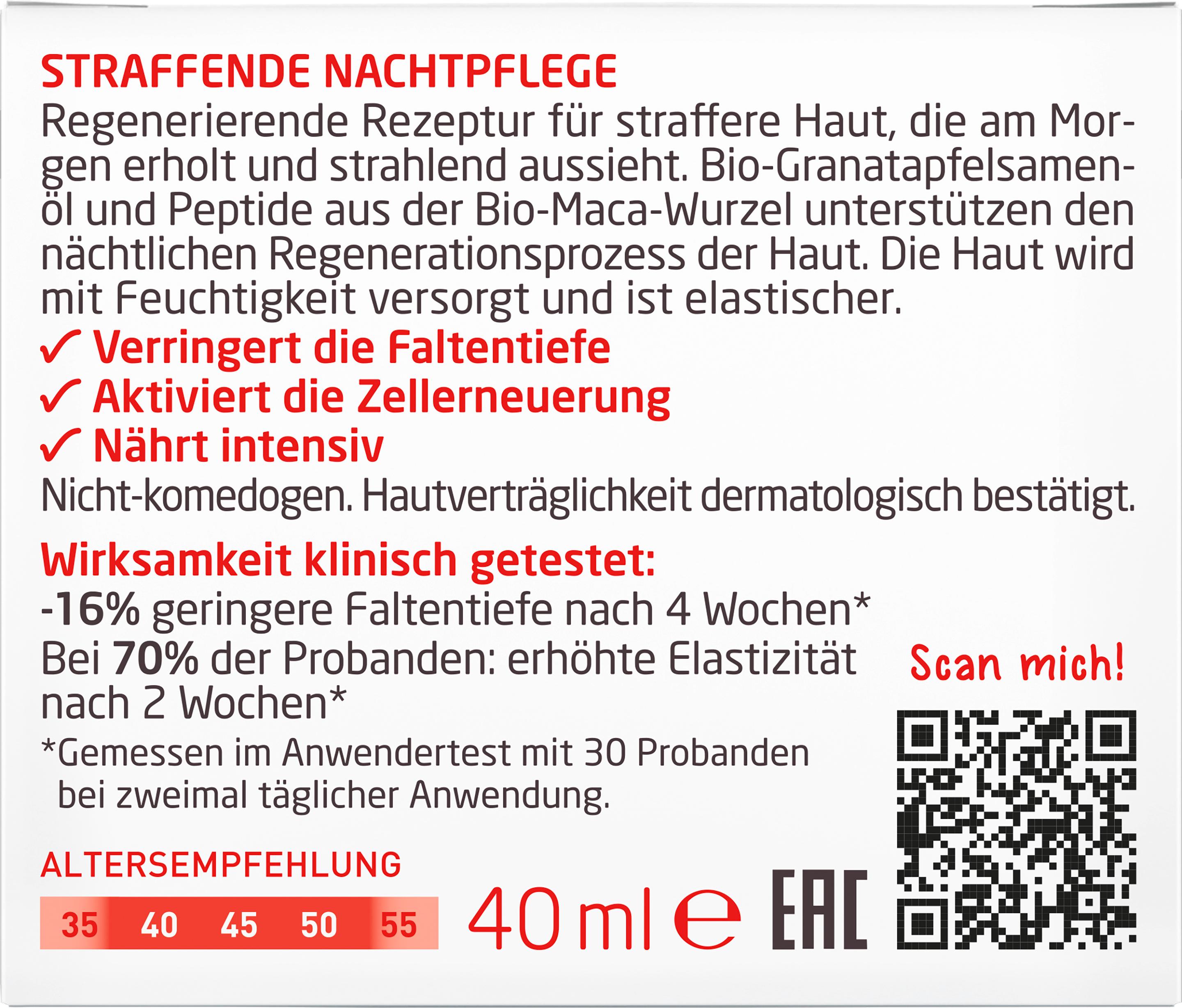 Produktbild Weleda GRANATAPFEL Straffende Nachtpflege Granatapfel&Maca-Peptide 4 von 7
