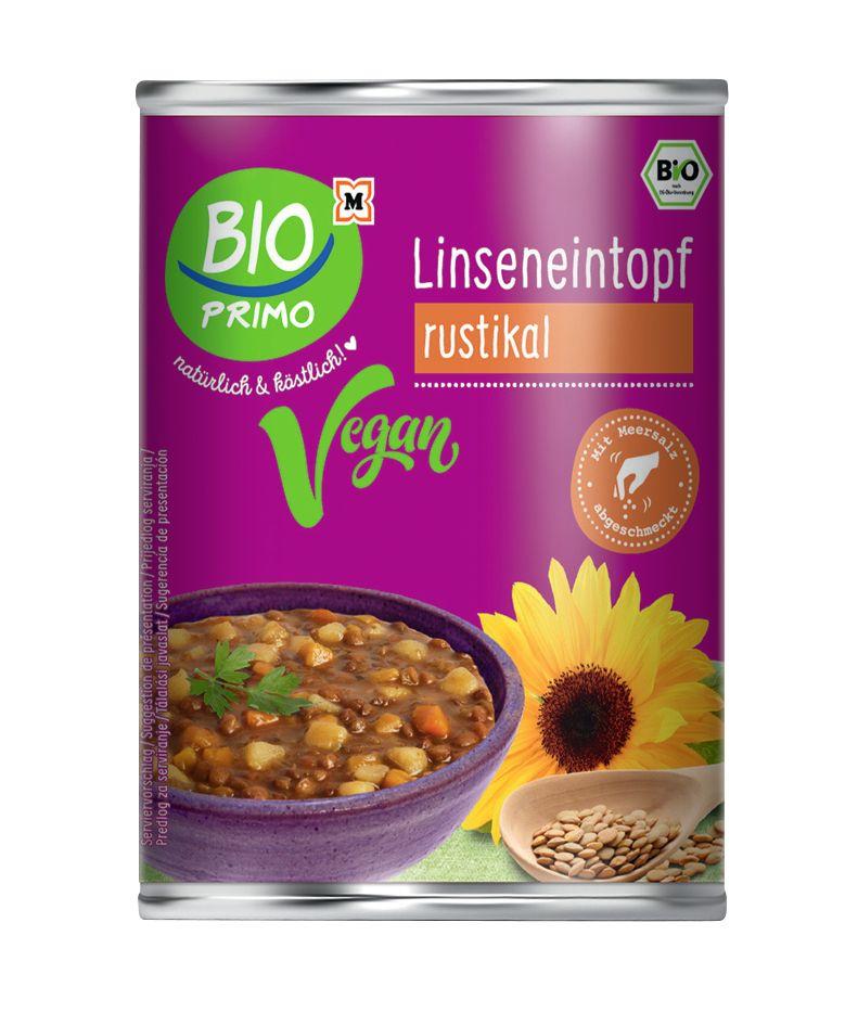 BIO PRIMO Bio Veganer Linseneintopf