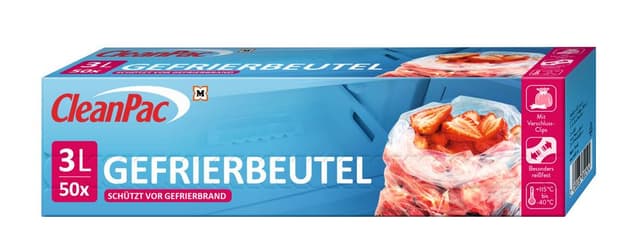 CleanPac Gefrierbeutel 3 Liter online bestellen | MÜLLER