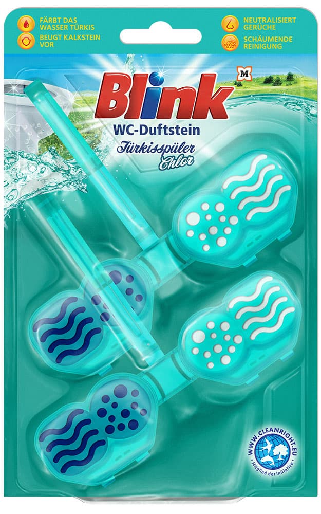 Blink WC Duftstein Türkisspüler Chlor