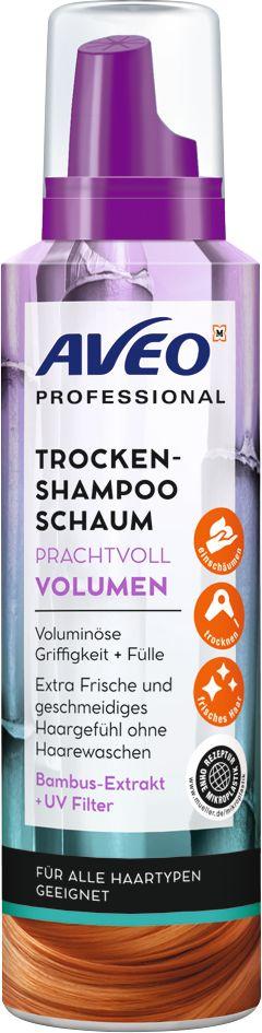 AVEO Professional Trockenshampoo Schaum Prachtvoll Volumen