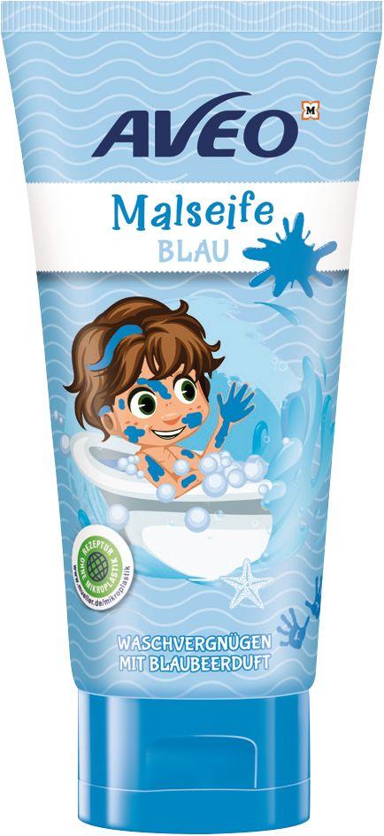 AVEO Kids Malseife Blau Blaubeerduft