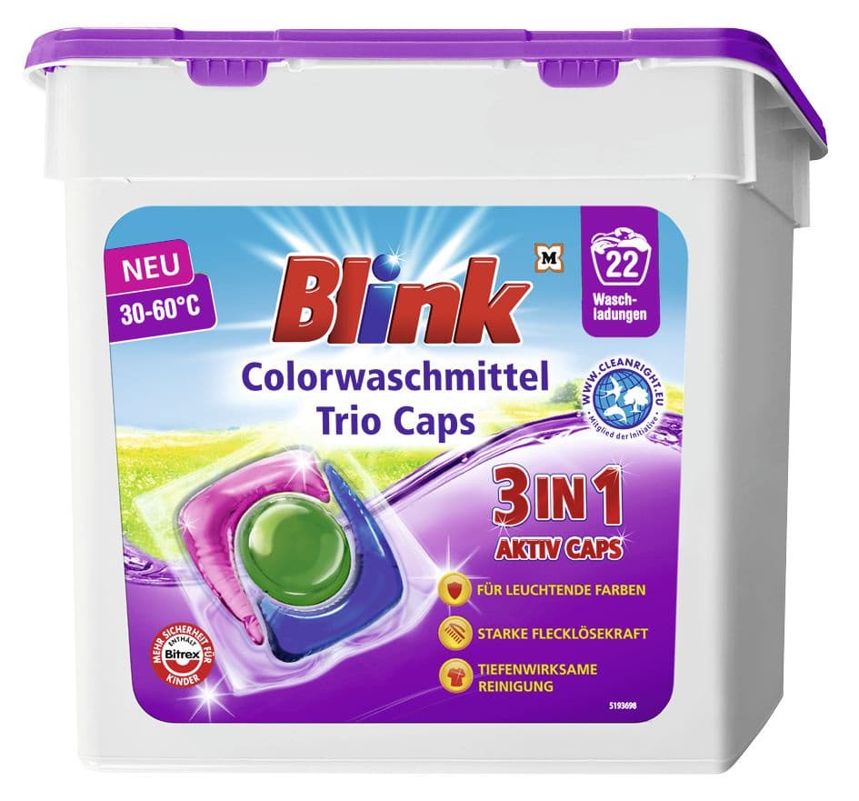 Blink Colorwaschmittel Trio Caps