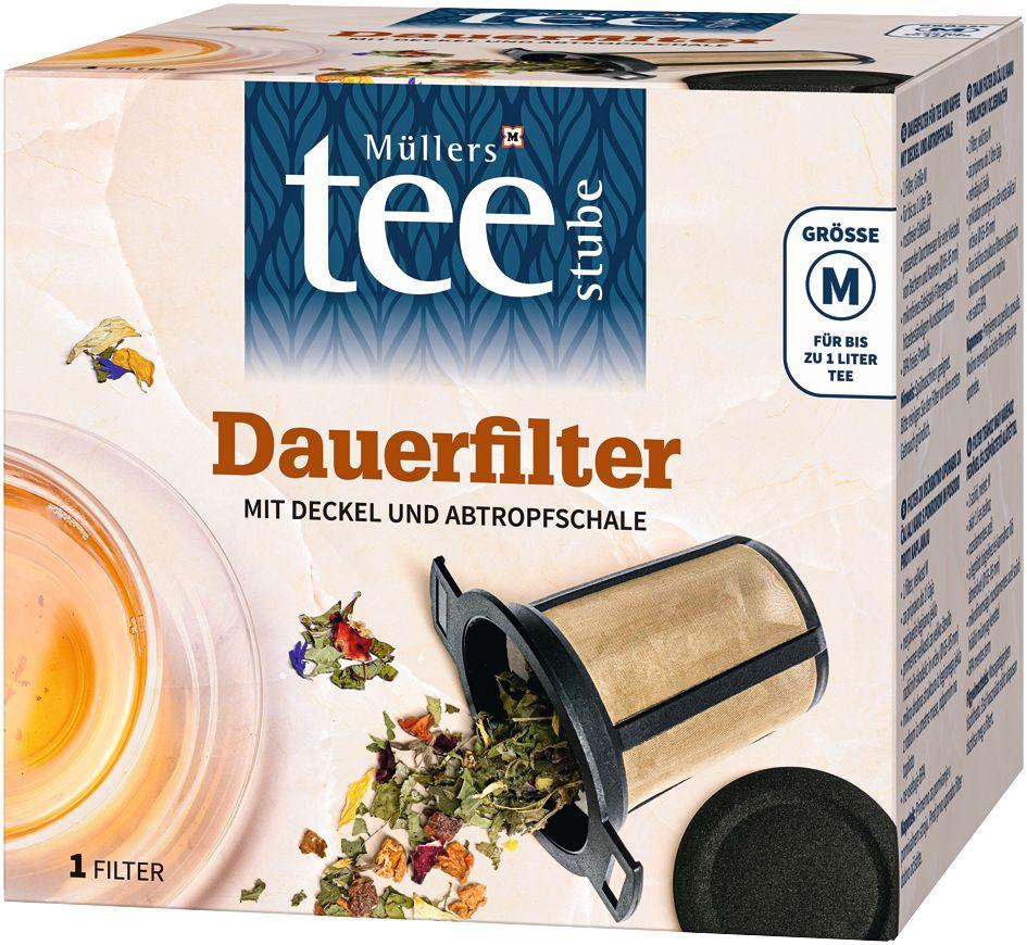 Müllers Teestube Dauerfilter mit Deckel Gr. M