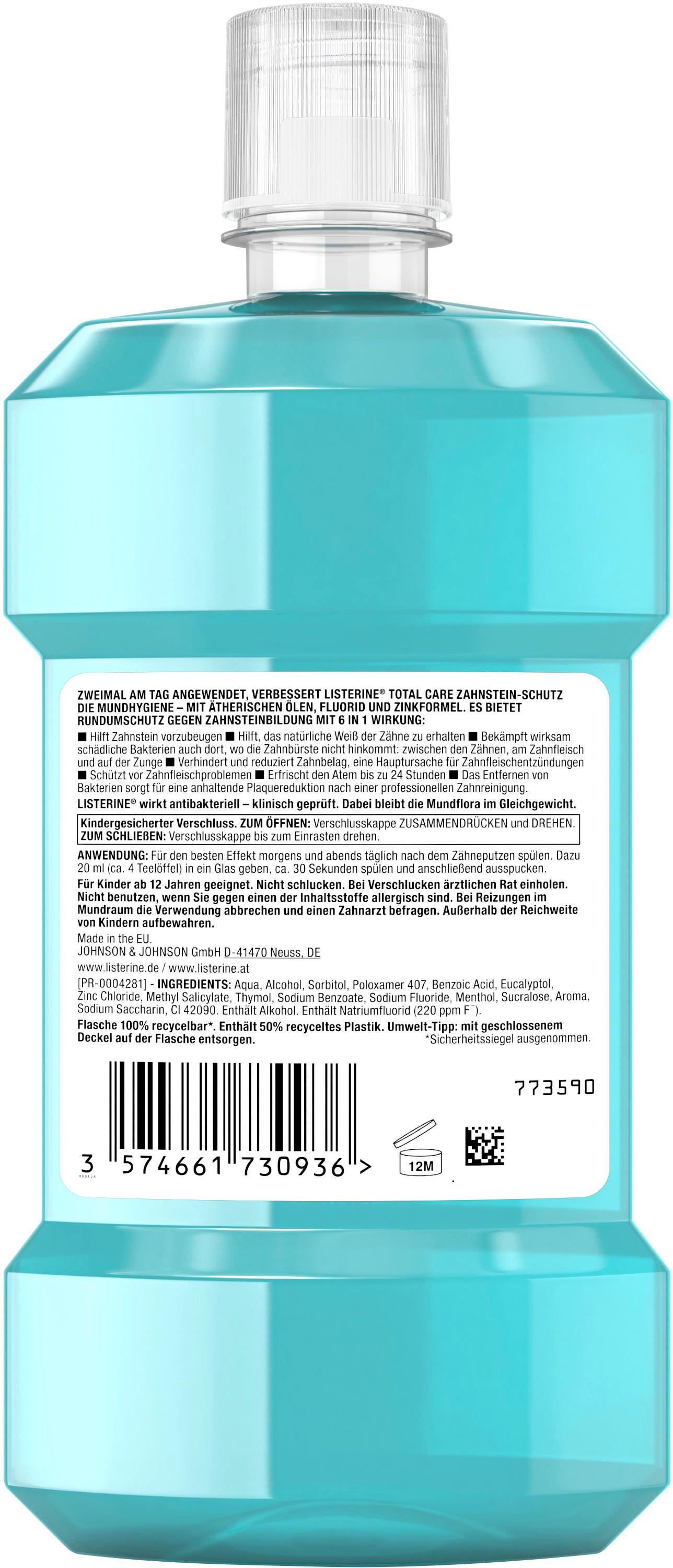 Produktbild Listerine Mundspülung Total Care Zahnstein-Schutz 2 von 5