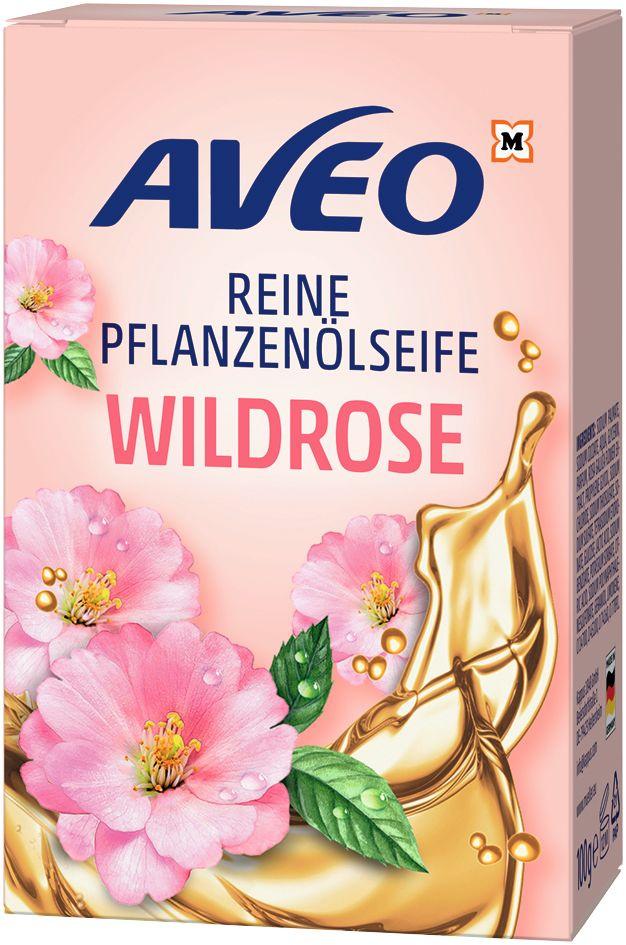 AVEO Reine Pflanzenölseife Wildrose
