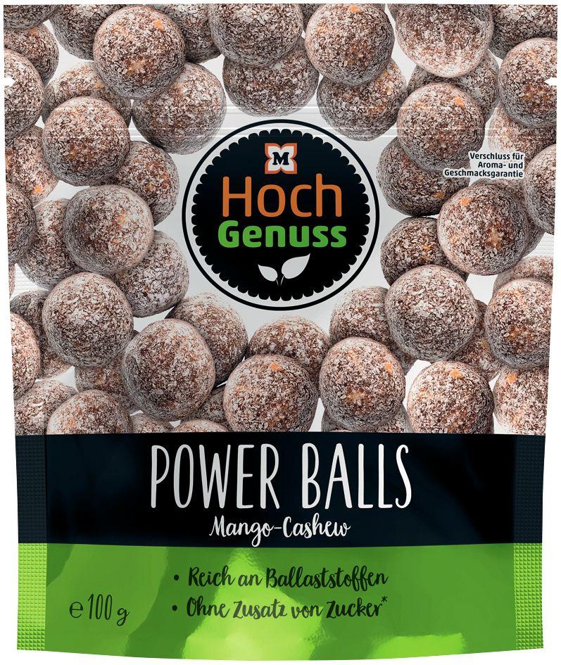 Hochgenuss Power Balls Mango-Cashew