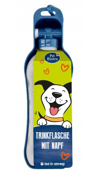 Pet Bistro Hundezubehör Trinkflasche mit Napf