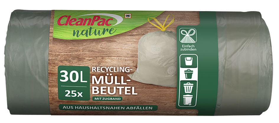 CleanPac Recyclingmüllbeutel mit Zugband