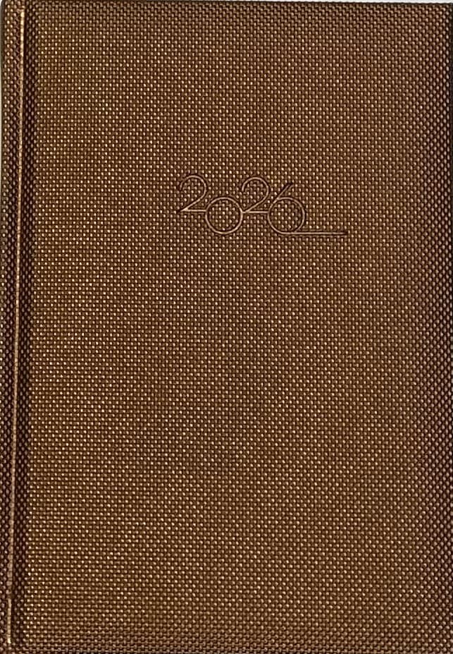 Kalender-Buch 2026 A6  CANTANELLA BRONZE