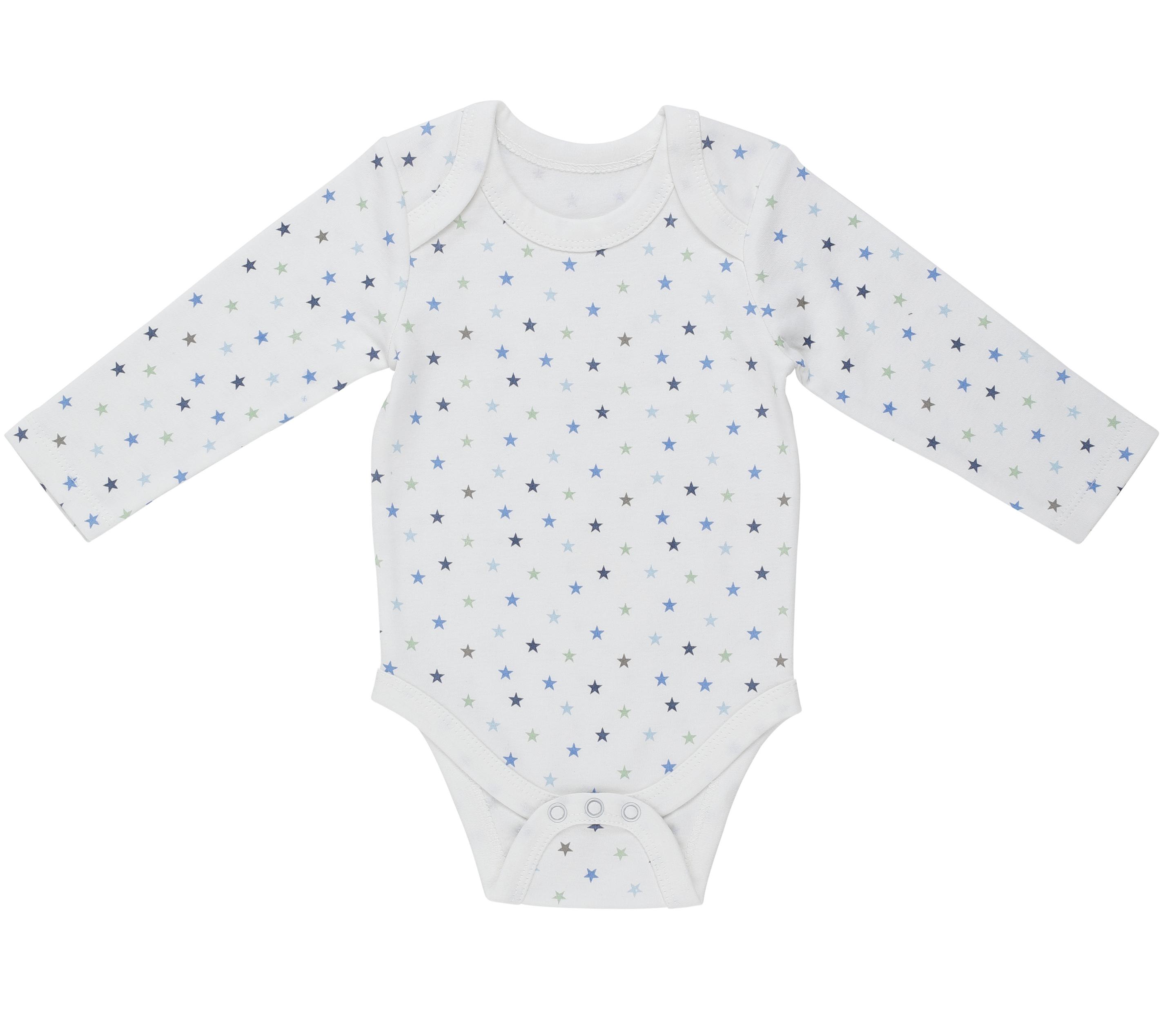 Produktbild Beauty Baby Body langarm Boy 2er Pack 2 von 4