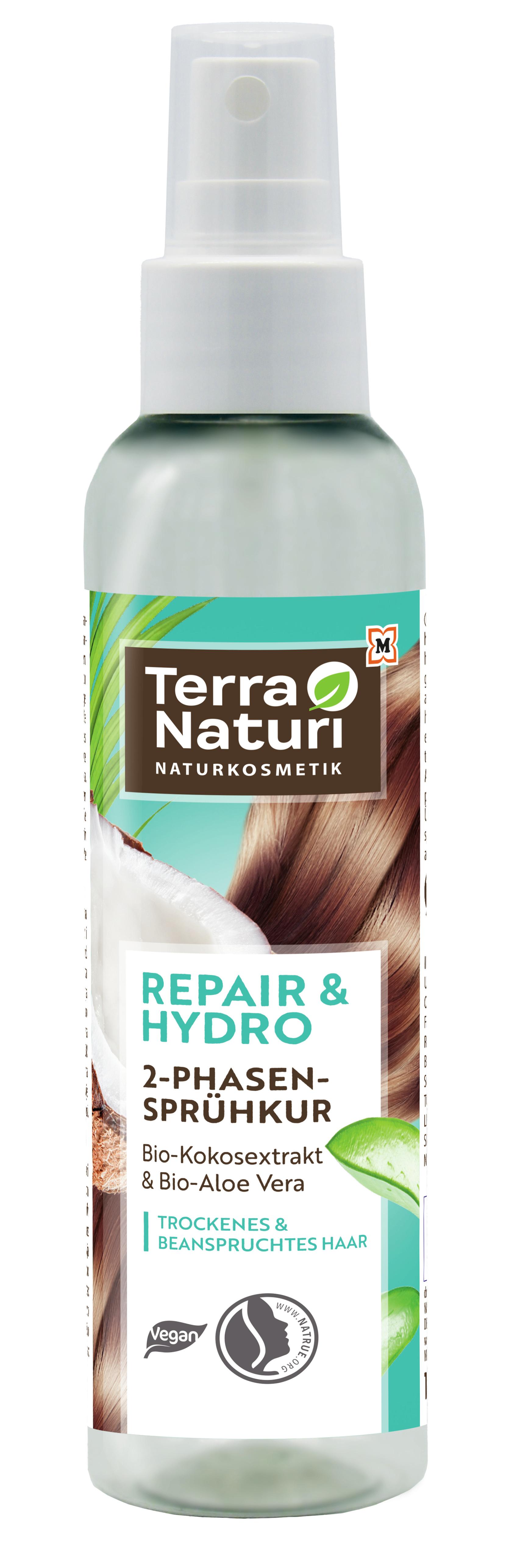 Terra Naturi REPAIR&HYDRO 2-Phasen-Sprühkur Bio-Kokosextrakt&Bio-Aloe Vera