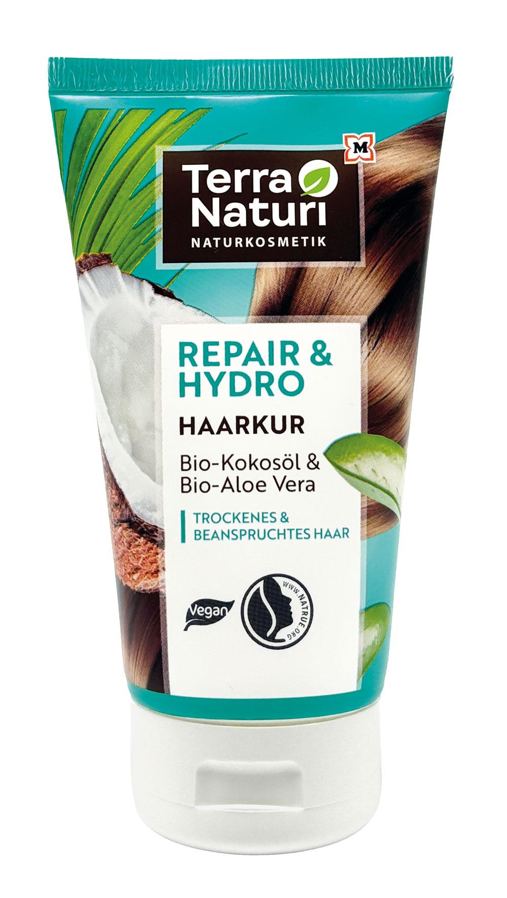Terra Naturi REPAIR&HYDRO Haarkur Bio-Kokosöl&Bio-Aloe Vera