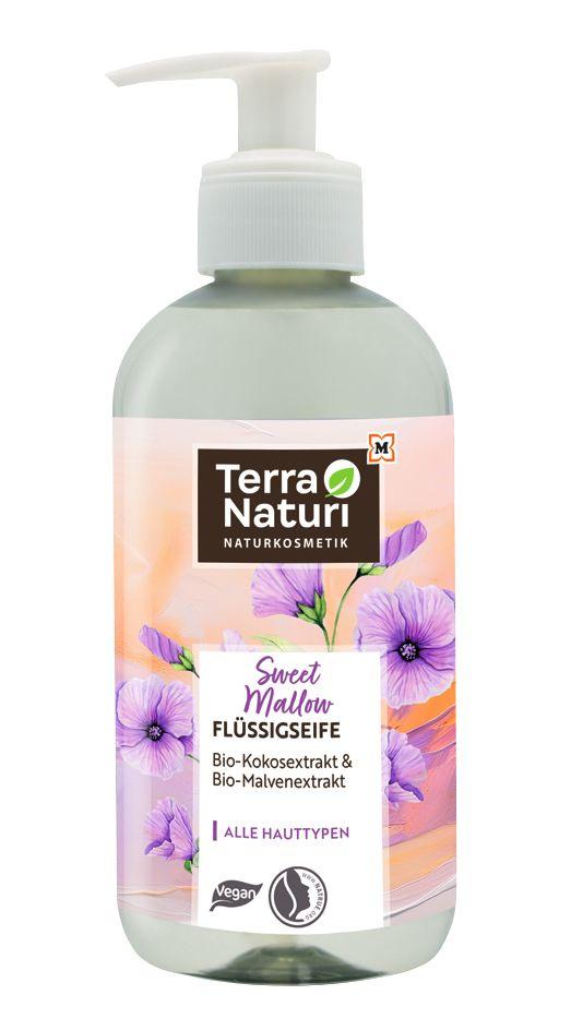 Terra Naturi SWEET MALLOW Flüssigseife Bio-Kokosextrakt&Bio-Malvenextrakt