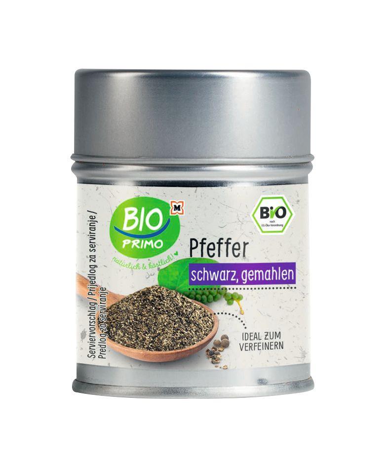 BIO PRIMO Bio Pfeffer schwarz gemahlen