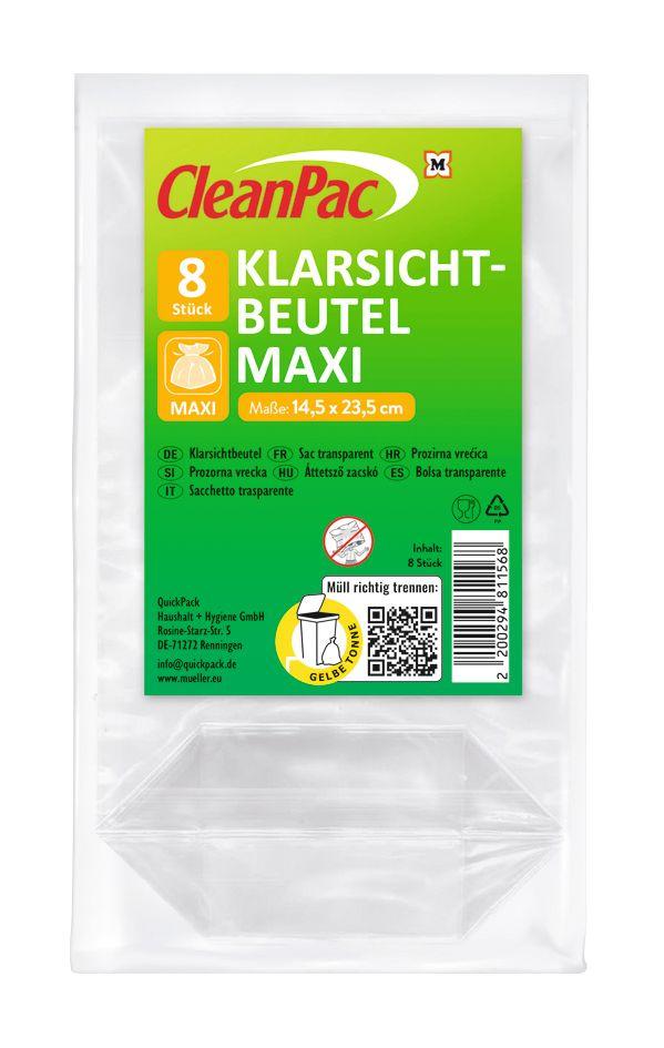 CleanPac Klarsichtbeutel XXL