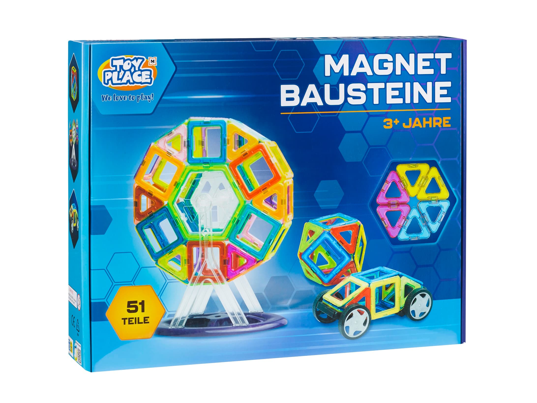 Müller - Toy Place - Magnetbausteine Set 51 Teile