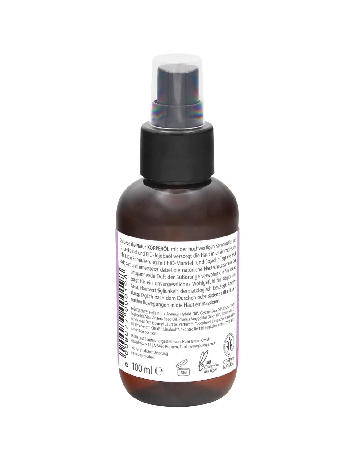 Produktbild LIEBE DIE NATUR - natürliches Körperöl Traube 2 von 2