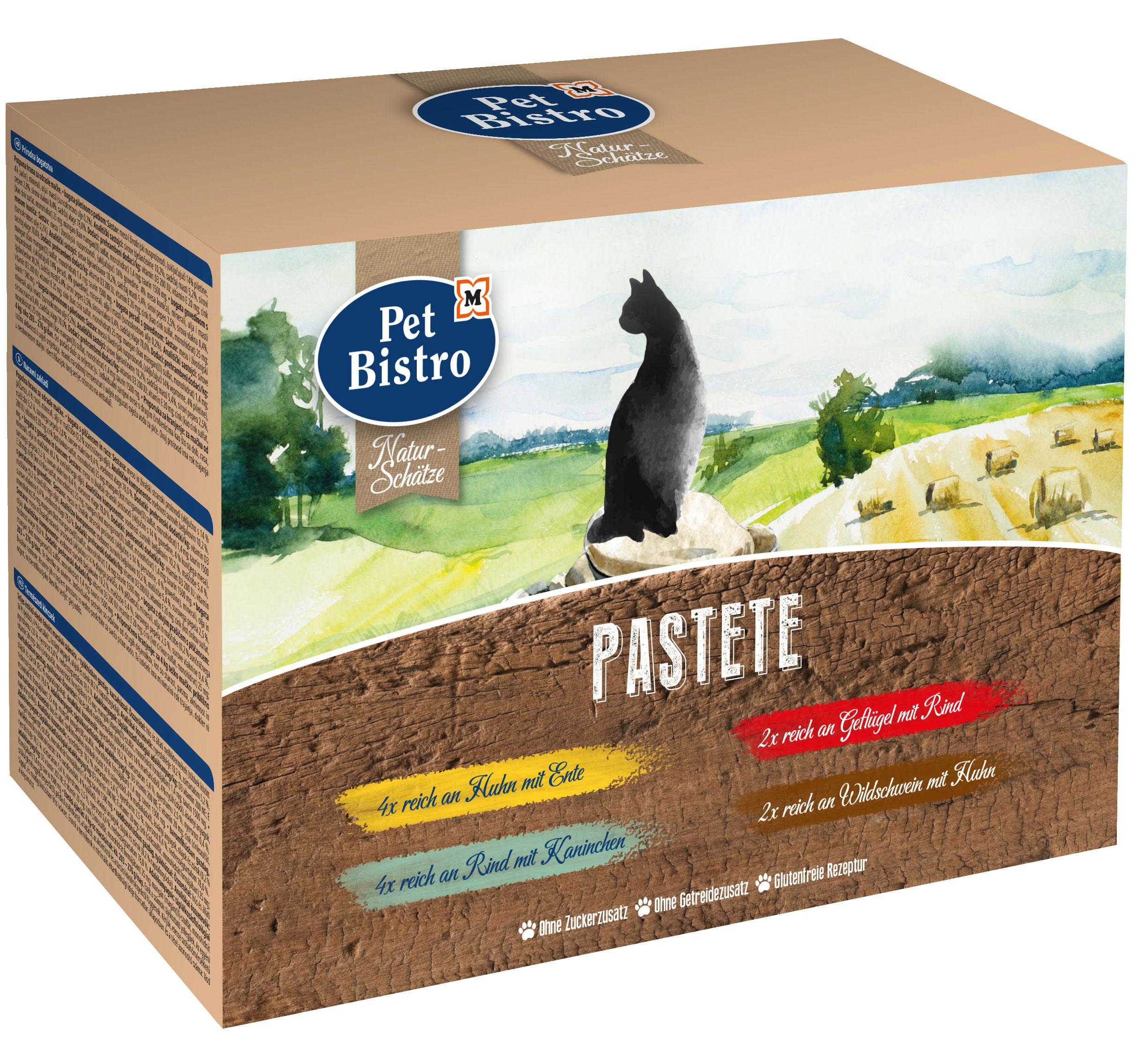 Pet Bistro Katzennassfutter Naturschätze Pastete