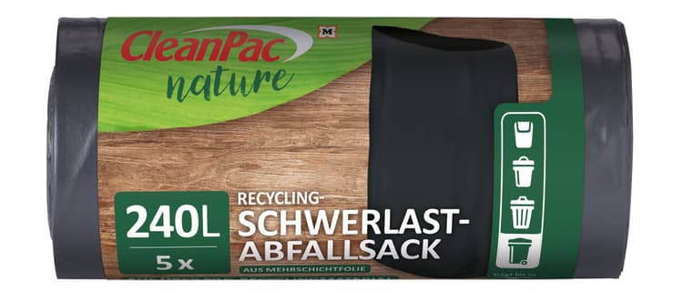 CleanPac Nature Recycling Schwerlast-Abfallsack 240 Liter online ...