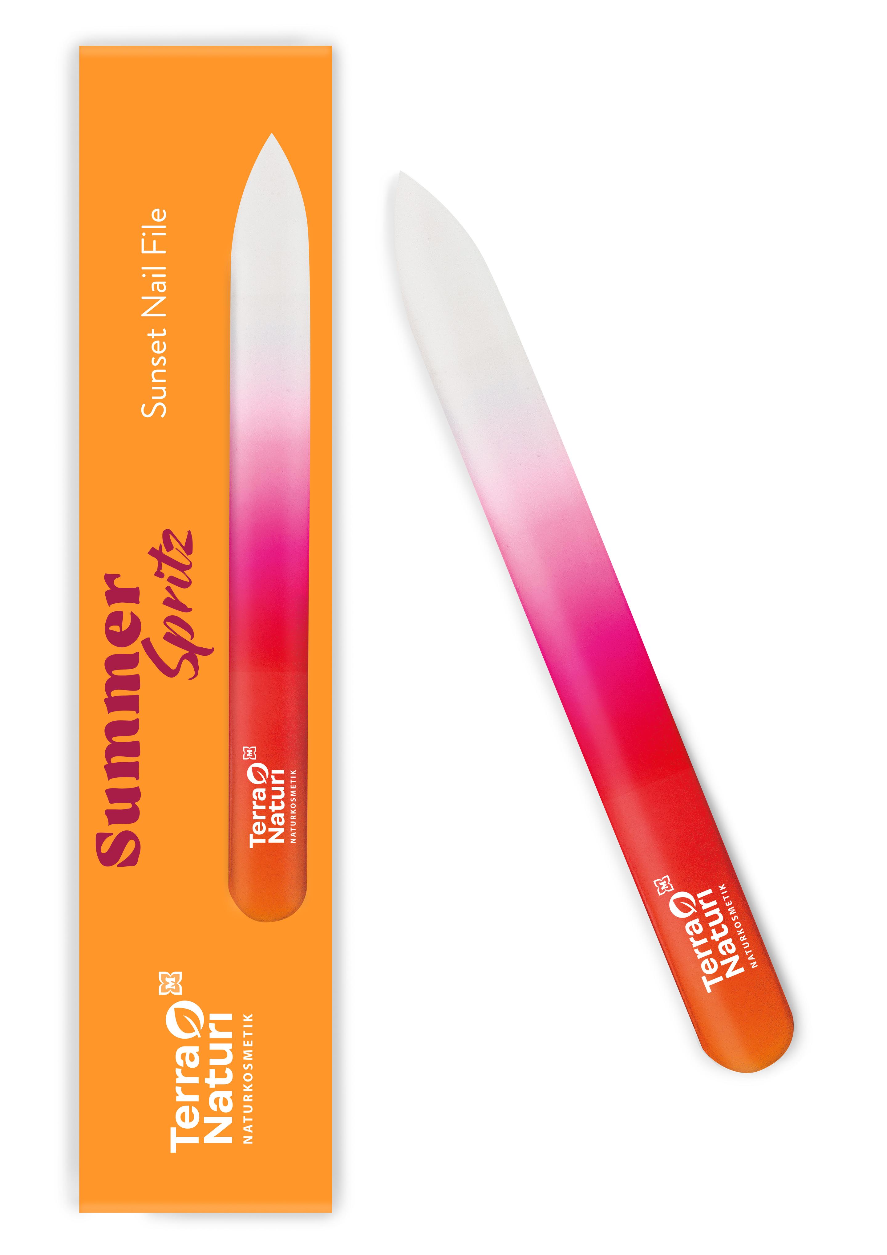 Produktbild Terra Naturi Summer Spritz Sunset Nagelfeile aus Glas 3 von 3
