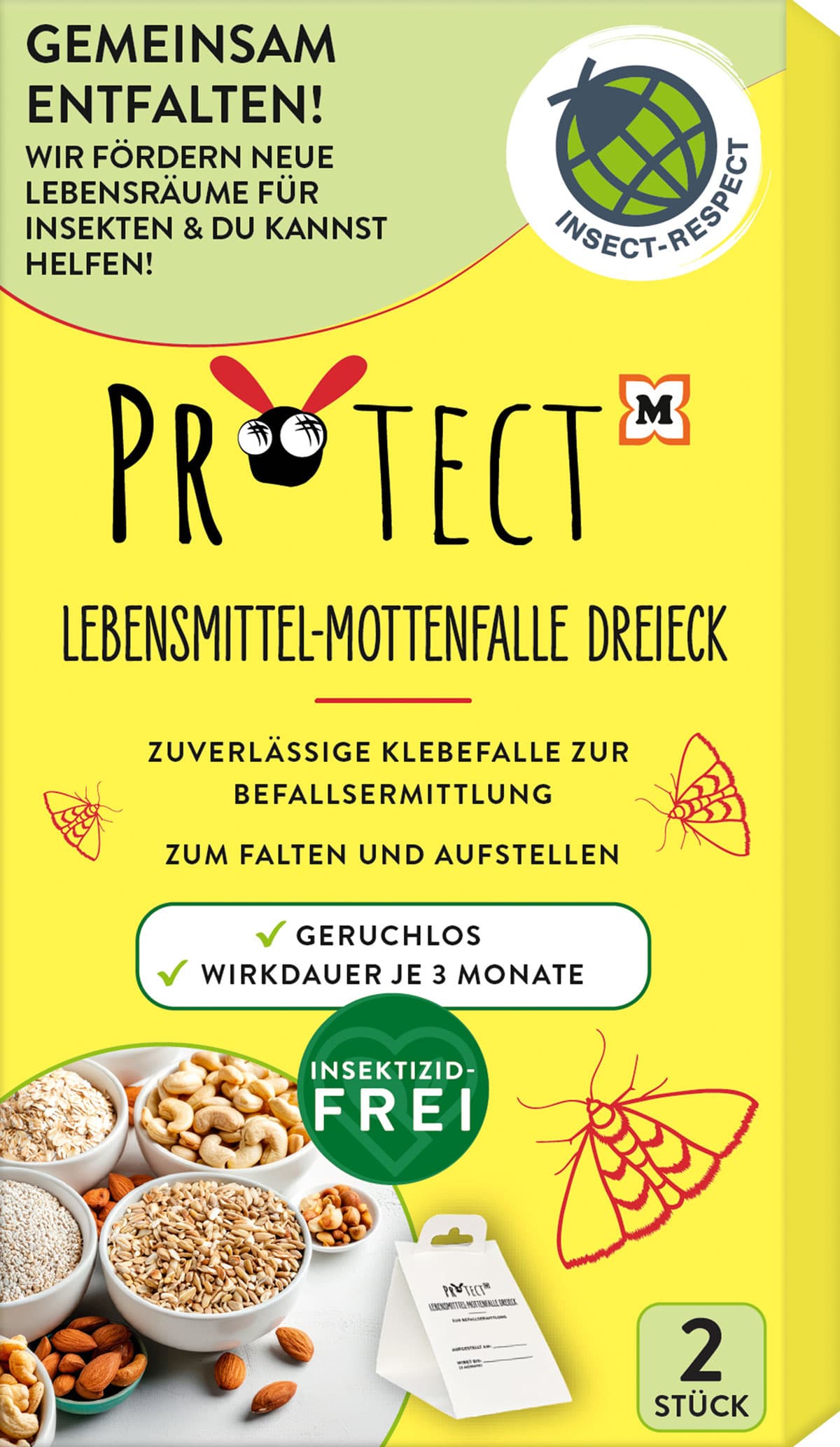 Protect Lebensmittel-Mottenfalle Delta