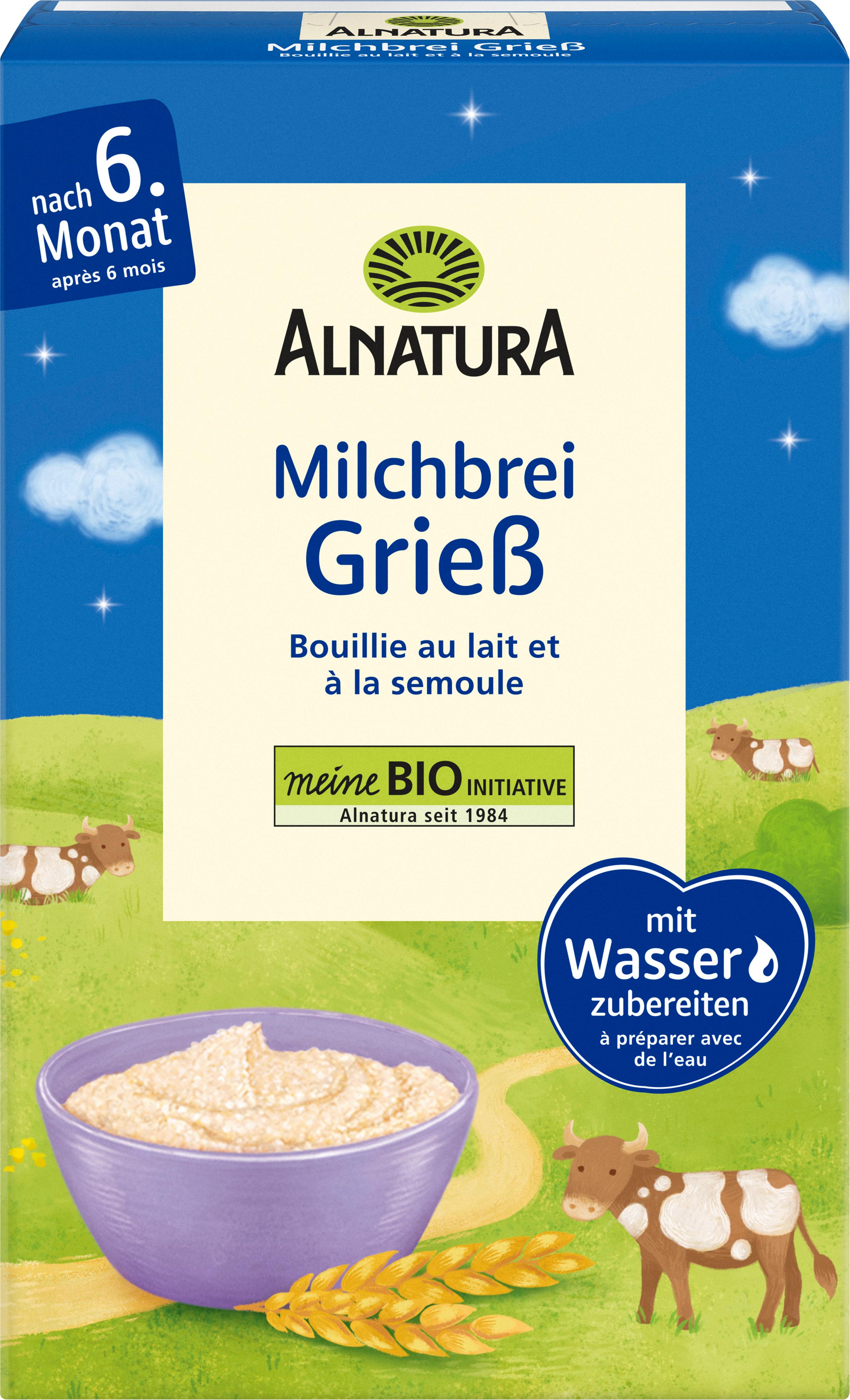 Alnatura Bio Milchbrei Grieß
