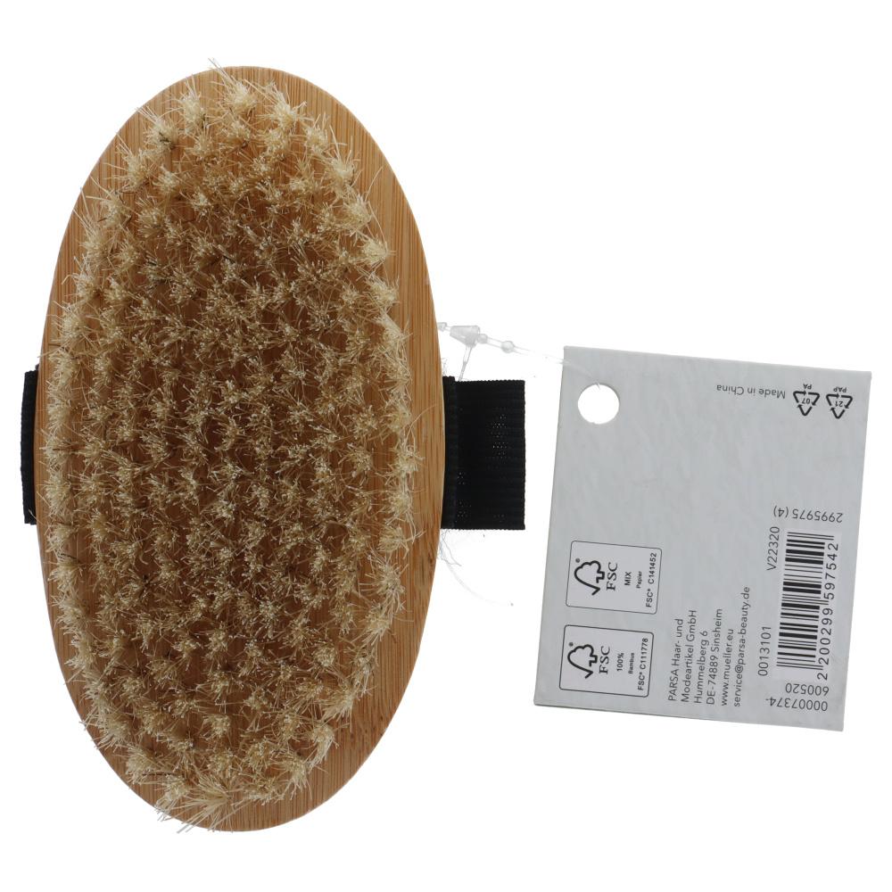 Produktbild BODY&SOUL Holzmassagebürste mit Leo Print 3 von 3
