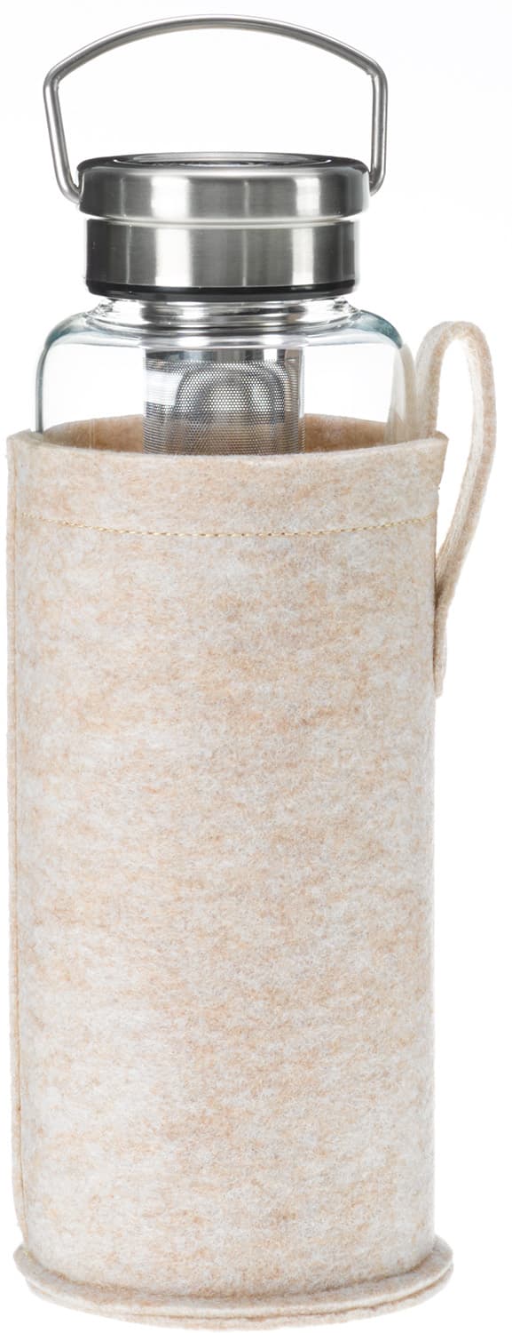 TRENDSHOP Trinkflasche mit Filter Big One 1,2l
