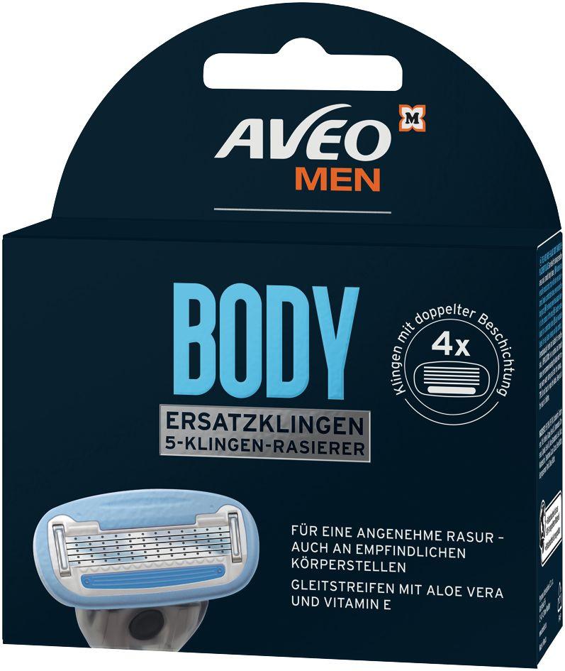 AVEO MEN Body Ersatzklingen 5-Klingen-Rasierer