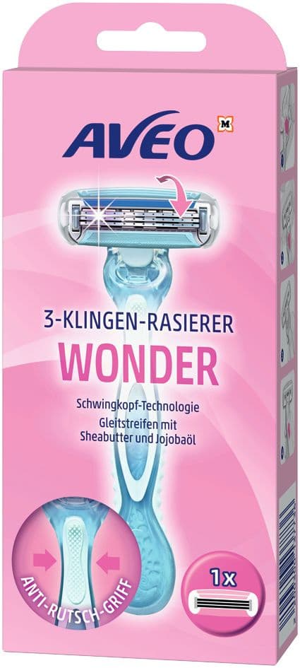AVEO 3-Klingen-Rasierer Wonder