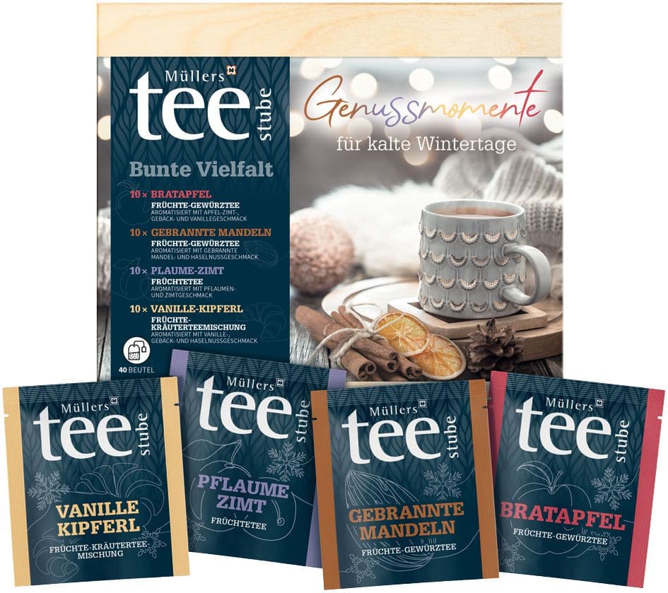 Müllers Teestube Genussmomente Geschenkpackung