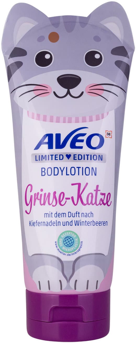 AVEO Bodylotion Grinse-Katze