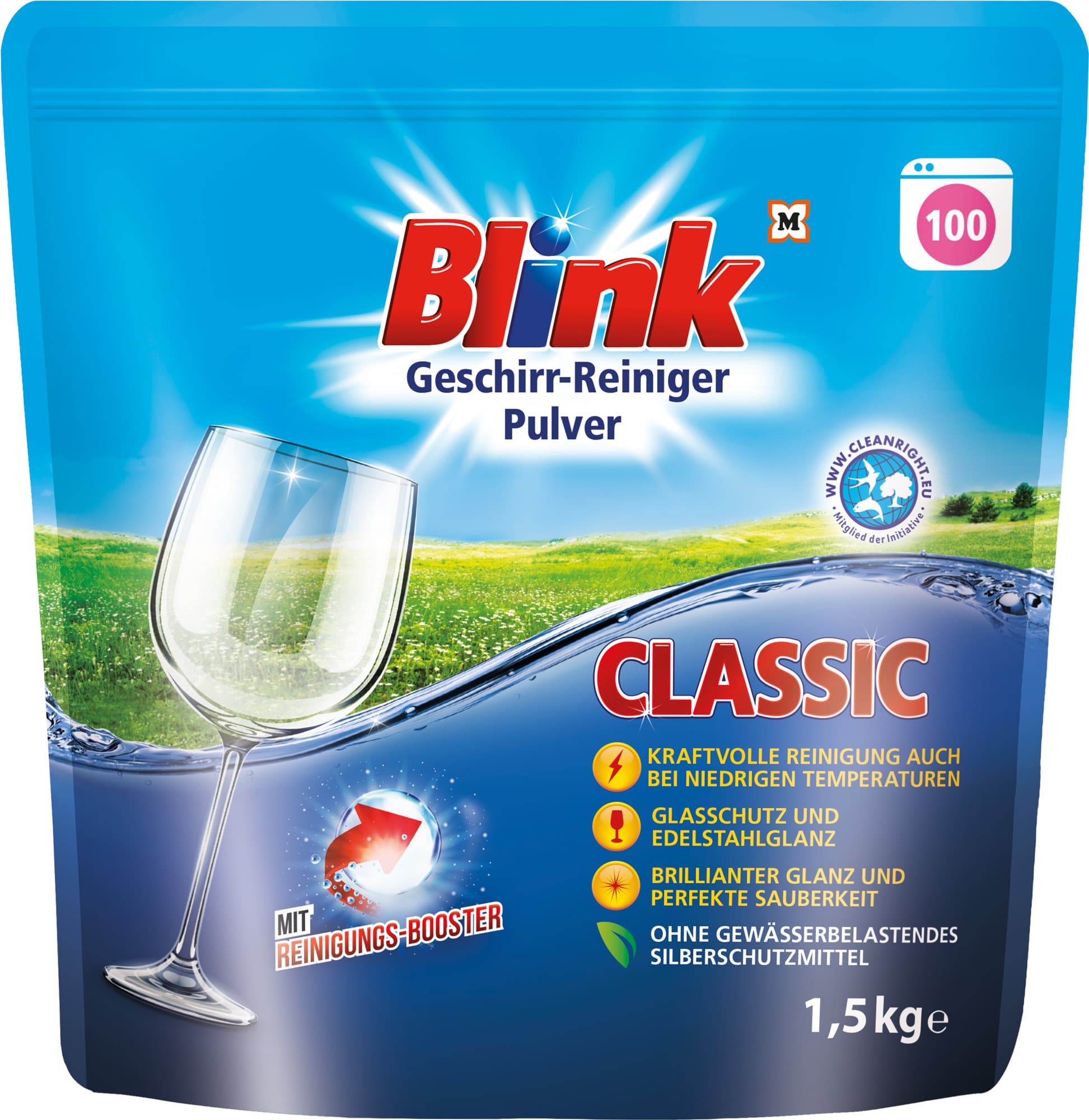 Blink Geschirrreiniger Pulver Classic
